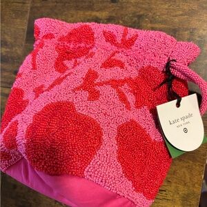 Kate Spade New York x Target Classic Rose Drawstring Bucket Beaded Bag